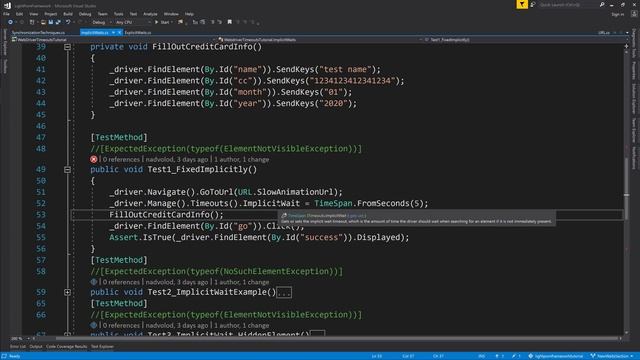 Selenium Wait (NEW RELEASE 2018) - 2nd Example of Implicit Wait смотреть онлайн