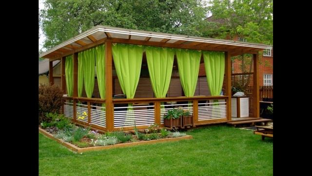 Красивые беседки для дома и дачи. Подборка фото интересных идей.Ideas for your home. Summer house. смотреть онлайн