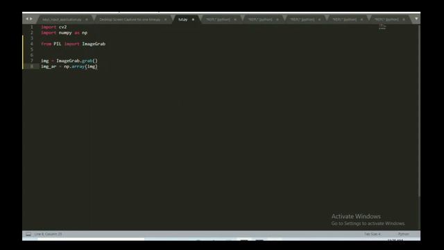 Import Screen with Python смотреть онлайн