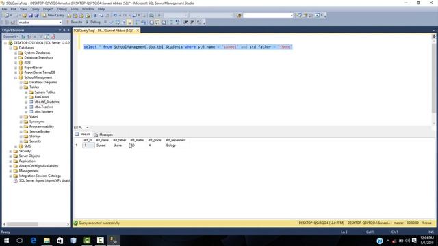 SQL Server: How to use logical operators like AND,OR Operators in Database. смотреть онлайн