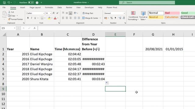 Display Negative Time in Excel | 2 Examples смотреть онлайн