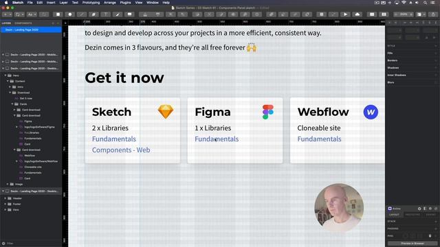Sketch 61: Design with the Components Panel смотреть онлайн