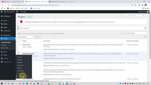 wordpress how to disable comments Post , Page , Media all you can select wow смотреть онлайн
