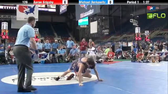 Cadet 126 - Aaron Grigsby (Arkansas) vs. Michael Berkowitz (New York) смотреть онлайн