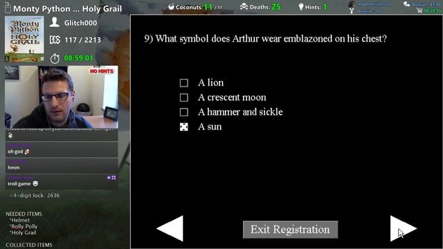 Monty Python and the Quest for the Holy Grail game ending - Adventure Quest #119 смотреть онлайн