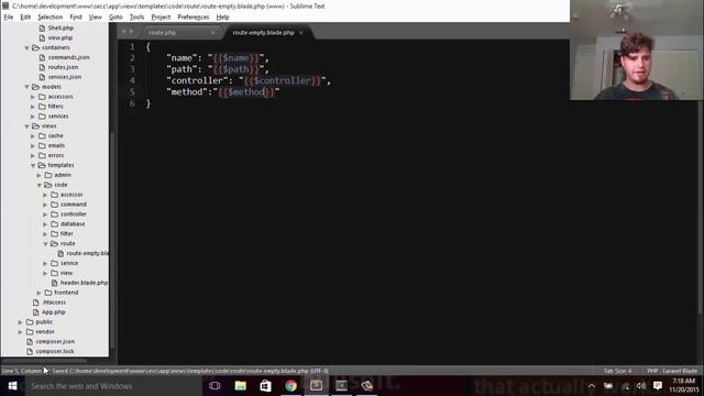 Introduction To Web Development ep8 Route Command смотреть онлайн