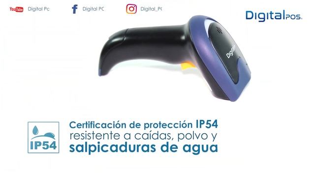 DIG-1202 / DIGITAL POS - LECTOR CÓDIGOS DE BARRAS смотреть онлайн