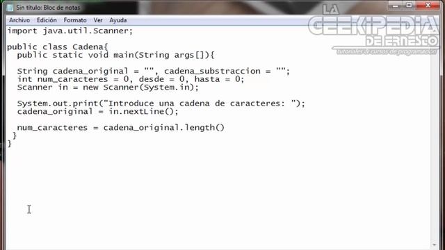 Curso Java desde cero #18 | Manipulación de cadenas con los métodos length() & substring() смотреть онлайн