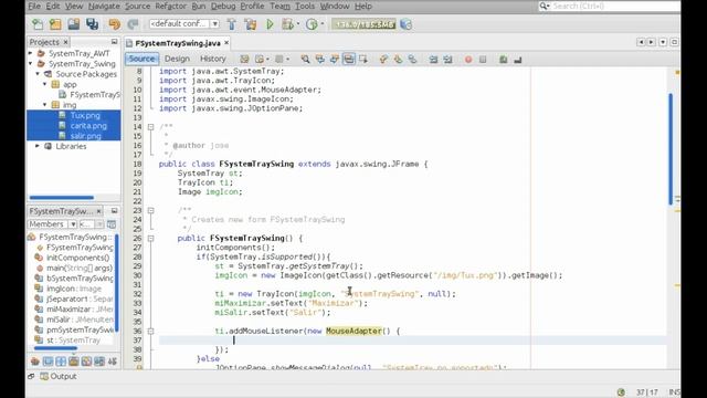 SystemTray Swing Netbeans - Interfaz Gráfica Java - Ubuntu 12.04 смотреть онлайн