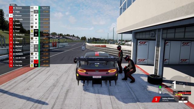 Прохождение карьеры. Часть 13. Hungaroring Bentley гонка 2 | ACC смотреть онлайн
