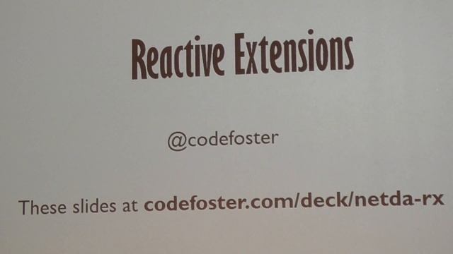 01. Reactive Extensions in Action [.netda meetup 07-10-2017] смотреть онлайн