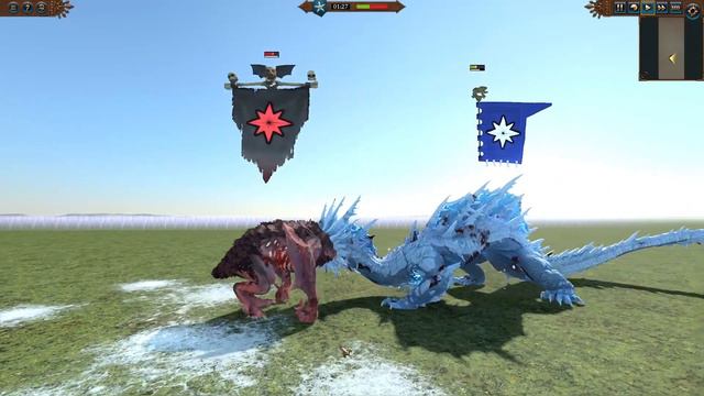 Frost Wyrm VS Varghulf. Total War Warhammer 3 смотреть онлайн