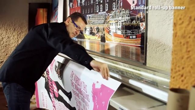 How to create a Roll up banner using DesignJet or Latex Prints смотреть онлайн