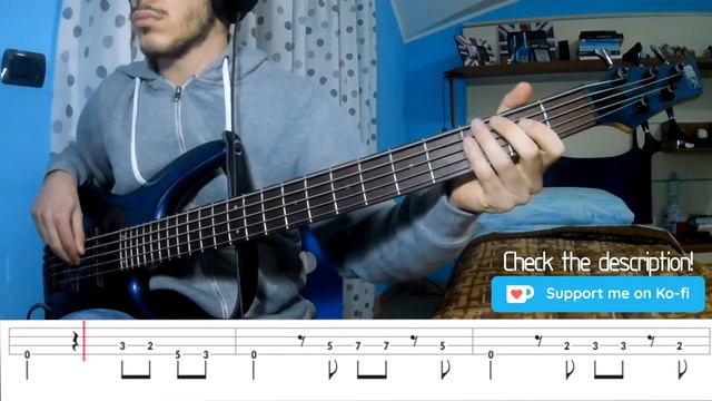Pink Floyd - What Do You Want From Me (Bass cover & TABS) смотреть онлайн