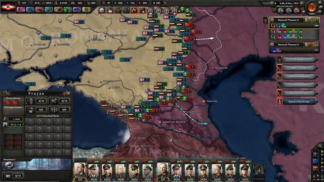 Fuhrerreich Germany HOI4 Gameplay Ep.20 - War With White Finland || Lets Play смотреть онлайн