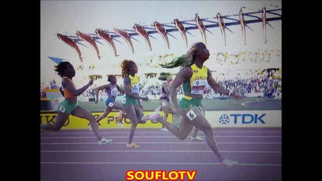 Shelly-Ann Fraser-Price MAKES HISTORY with 5th World title, championship record смотреть онлайн