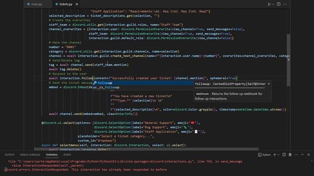 Boost Your Server with the ULTIMATE Ticket Tool! #discord #python смотреть онлайн