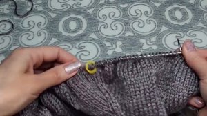 Мужской классический жакет спицами.Реглан сверху с ростком.МК.