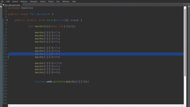 Two Dimensional Array | Multi Dimensional Array | Java Course in Tamil | Ganesh Teaching Studio смотреть онлайн