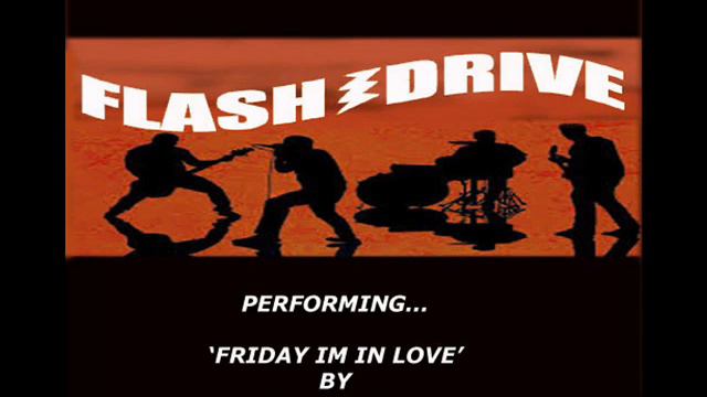 FLASHDRIVE: performing Friday Im in love by The Cure смотреть онлайн
