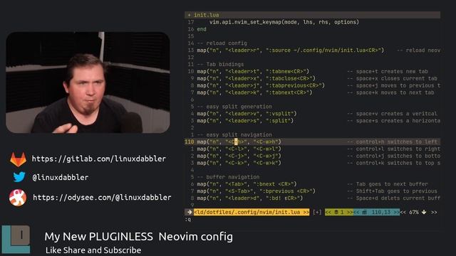 pluginless neovim смотреть онлайн