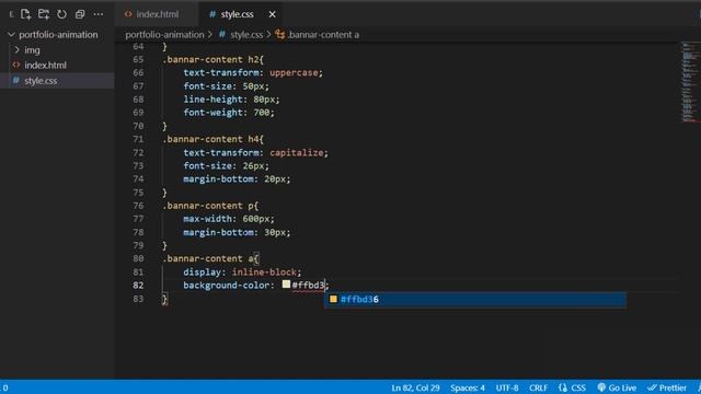 Animated Portfolio Website in HTML CSS Personal Website with Animations смотреть онлайн