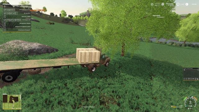 Farming Simulator 19. FS 19. карта НОВАЯ ЗЕЛЁНАЯ ДОЛИНА. ВЕСНА! СЫРЬЁ! №7