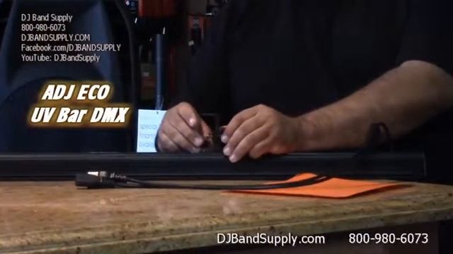 ADJ ECO UV BAR DMX смотреть онлайн