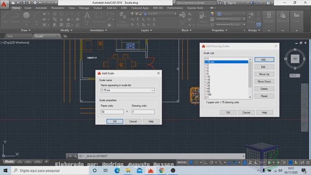 Como criar escala de impressão no AutoCad para metros, centímetros e milímetros смотреть онлайн
