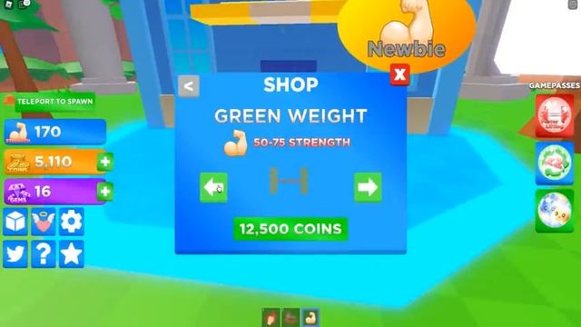 НУБИК НАКОПИЛ 100,000 СИЛЫ И СТАЛ СУПЕР КАЧКОМ В РОБЛОКСЕ! ROBLOX Weight Lifting Legends смотреть онлайн