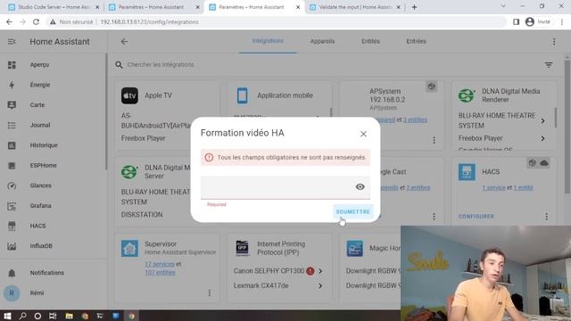 #01 - Configuration de notre intégration - Apprenez à créer une intégration avec #homeassistant смотреть онлайн