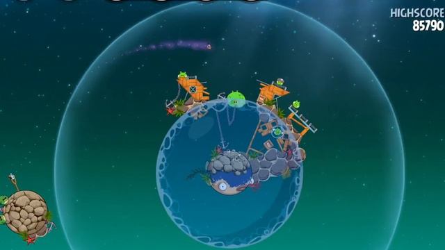 Angry Birds Space Прохождение Pig Dipper. Уровень 6-27 смотреть онлайн