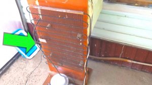 Сделал  кондиционер из старого холодильника.Проверяю  как работает.Какой результат?