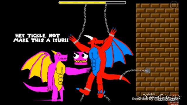 A Ticklish Dragon (by Me) FunnySceneGD#1 - Geometry Dash