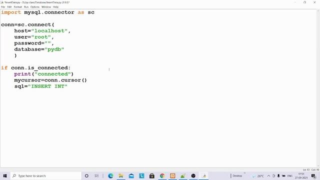 How to insert data into table in mysql using python смотреть онлайн
