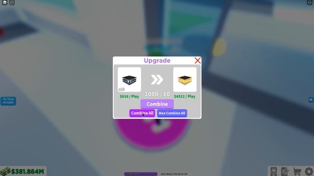 ПОЛУЧИЛ ЗОЛОТОЙ КУБОК В СИМУЛЯТОРЕ ИГРОВЫХ АВТОМАТОВ! ROBLOX Arcade Empire смотреть онлайн
