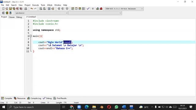 Tentang Perintah Using namespace std смотреть онлайн