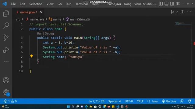 1. How to Print different value of same variable using Java | Java Programs смотреть онлайн