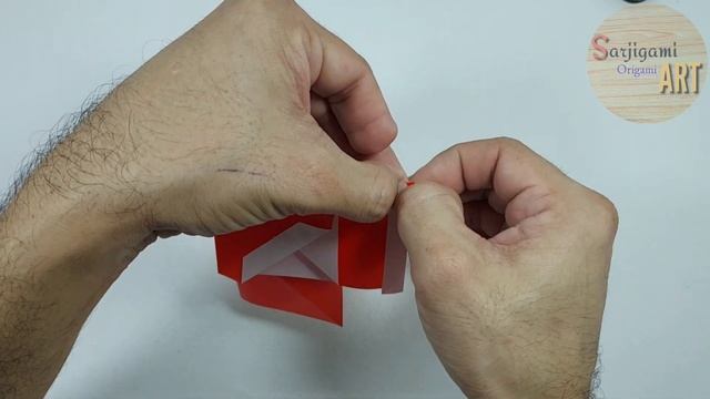 ORIGAMI FINGER PUPPET SANTA (TUTORIAL) смотреть онлайн