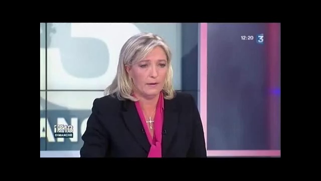 Marine Le Pen Sur France 3