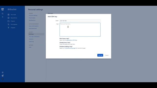Adding a new SSH key to your Bitbucket account | duecode.io смотреть онлайн