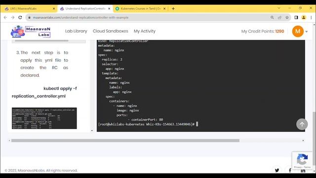 Kubernetes - Replication Controller | MaanavaN Labs | Cloud Sandbox & lab смотреть онлайн