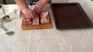 Сало в духовке!Готовлю только так!Сало в пергаменте