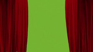 Opening Curtain. Chromakey. Greenscreen. Хромакей. Занавес.