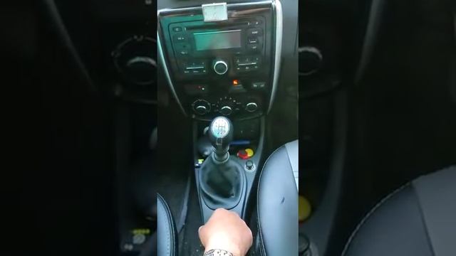 переключение передач на Nissan Terrano 2017 г.в и Renault Duster 6 ступенчатая КПП смотреть онлайн