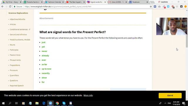 10 commonly used words with the Present Perfect смотреть онлайн