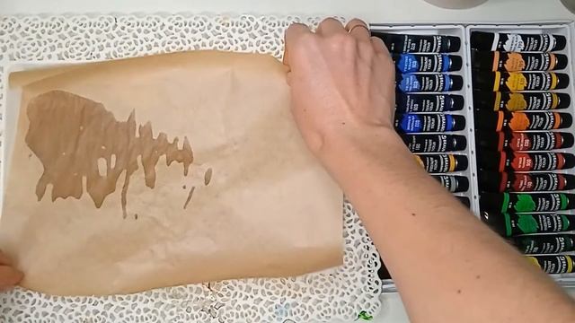 Как сделать палитру для акриловых красок смотреть онлайн