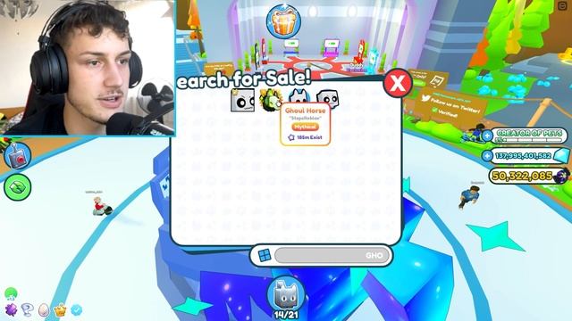 Za Tolik Mi Fakt Prodal Nejsilnějšího Peta v Pet Simulatoru X? смотреть онлайн