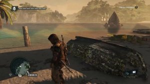 Assassins Creed IV Black Flag Прохождение на 100%. Зарытые сундуки. Широта и долгота 240 - 607.