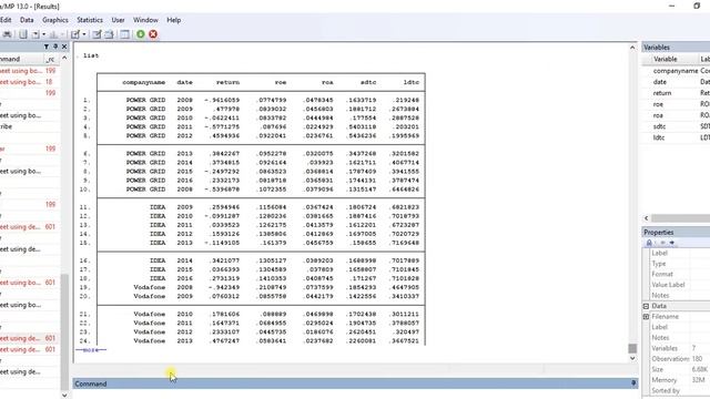 "Use a single command" and import data from MS Word ( text file)and MS Excel to STATA. смотреть онлайн